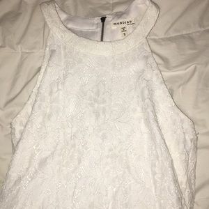 White lace dress
